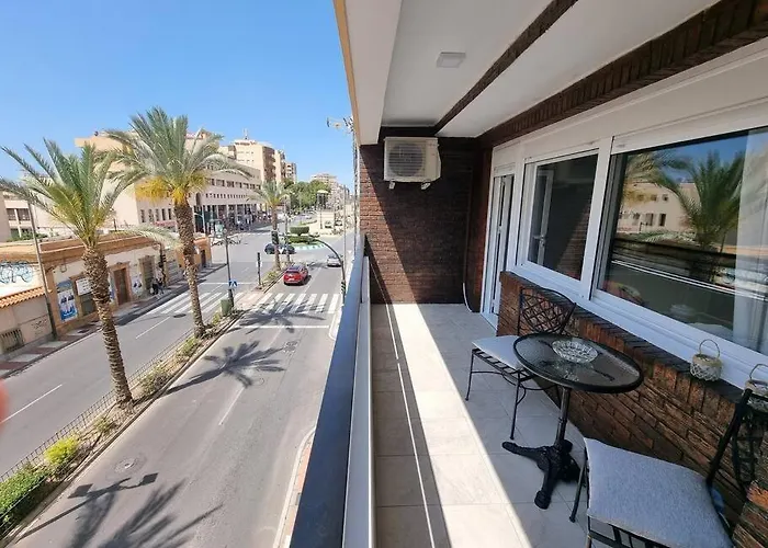Aguadulce, Apto Santa Monica 2 Hab Con Terraza, Aire, Wifi, A 5 Min De La Playa